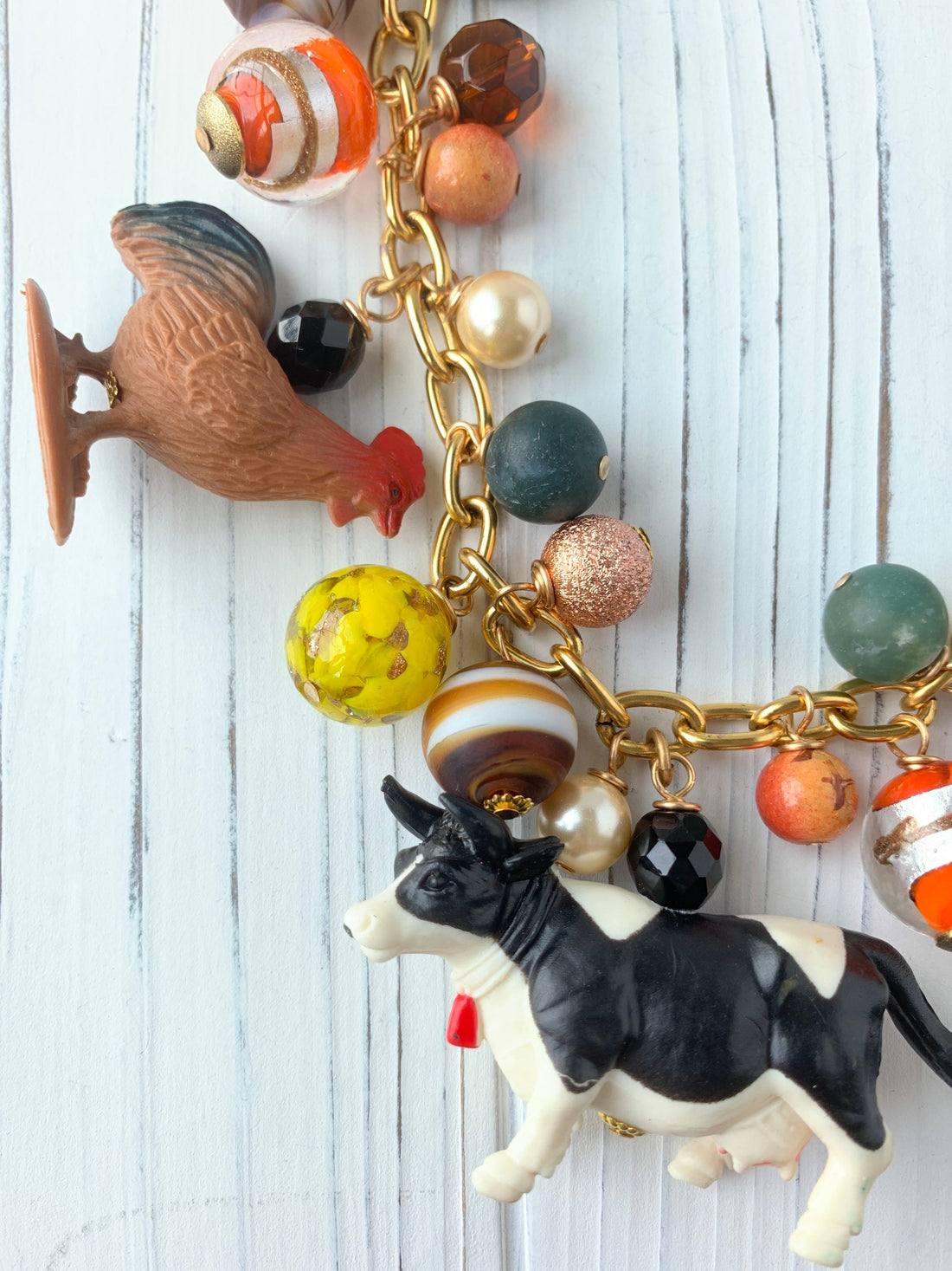 Walnut Bank Farm Animal Long Necklace