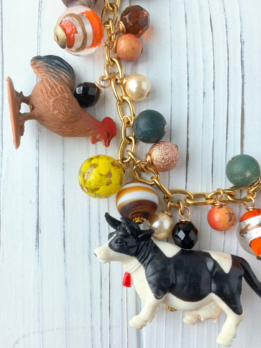 Walnut Bank Farm Animal Long Necklace