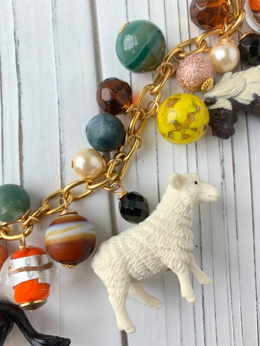 Walnut Bank Farm Animal Long Necklace
