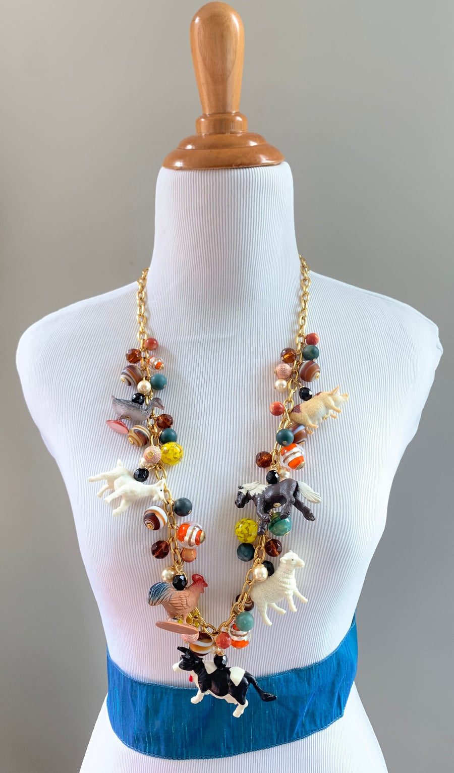Walnut Bank Farm Animal Long Necklace