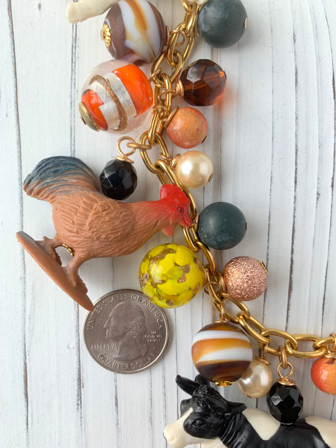Walnut Bank Farm Animal Long Necklace