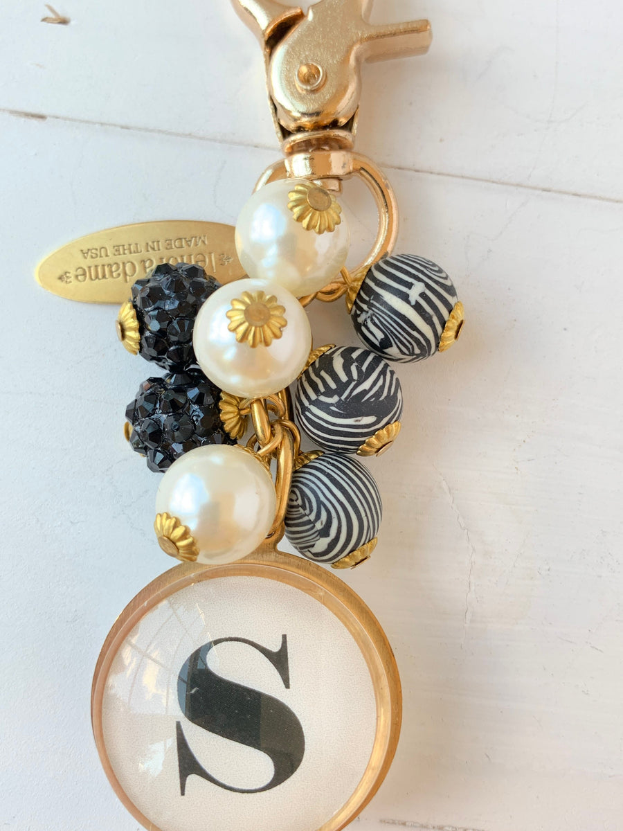 Anthropologie initial keychain deals