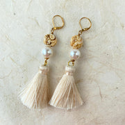 Carved Elephant Earrings