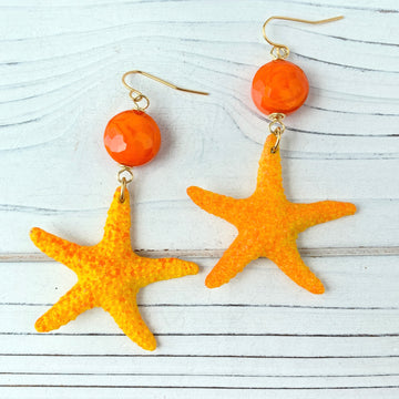 Lenora Dame Starina Starfish Dangle Earrings