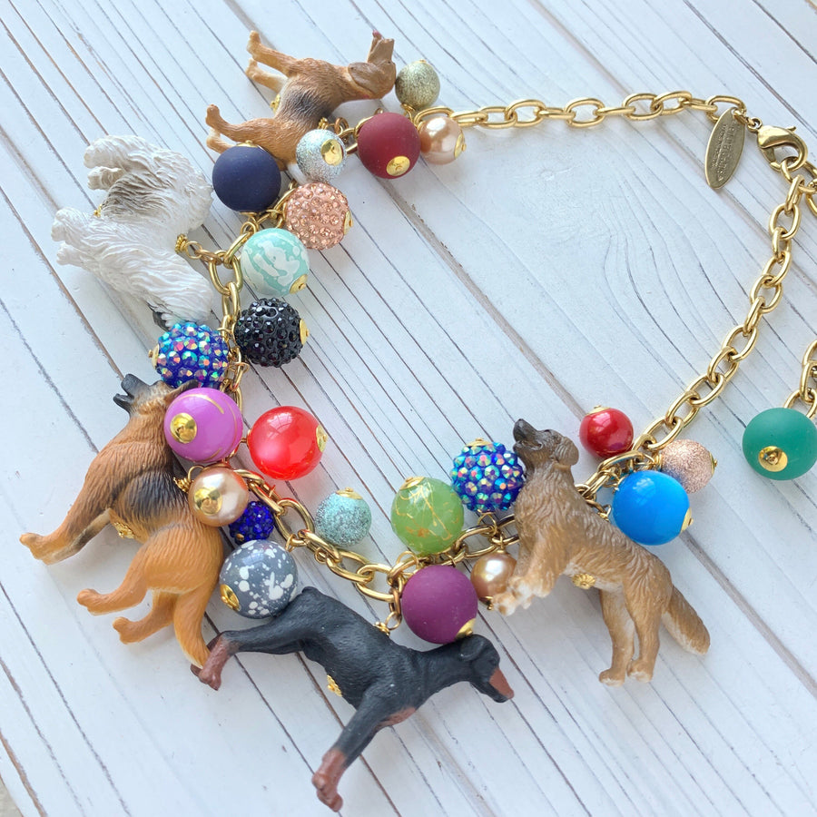 Must Love Dogs Charm Necklace