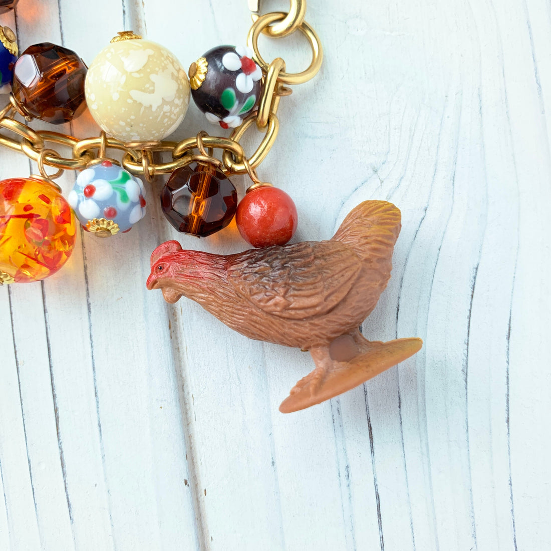 Chicken hotsell charm bracelet
