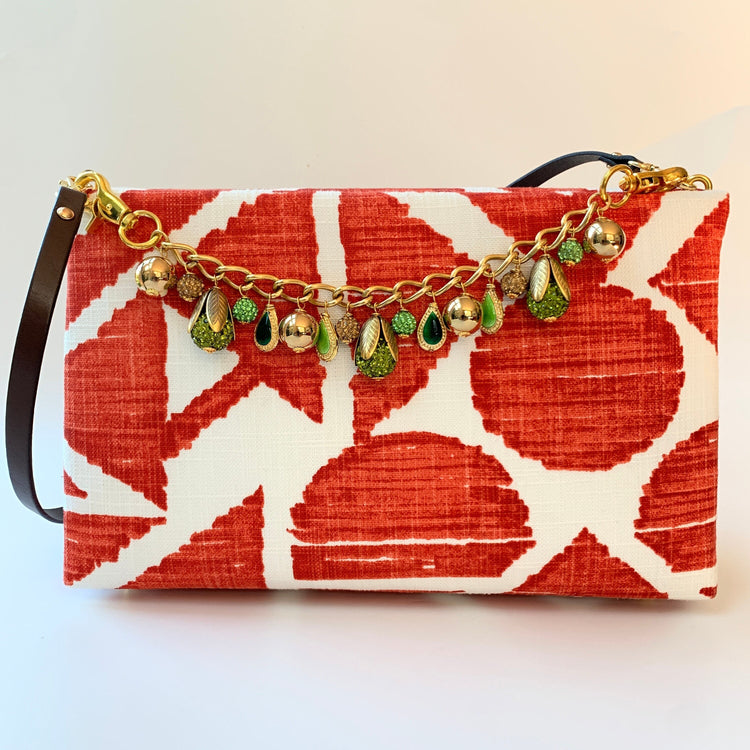 Green Goddess Chain Bag Charm