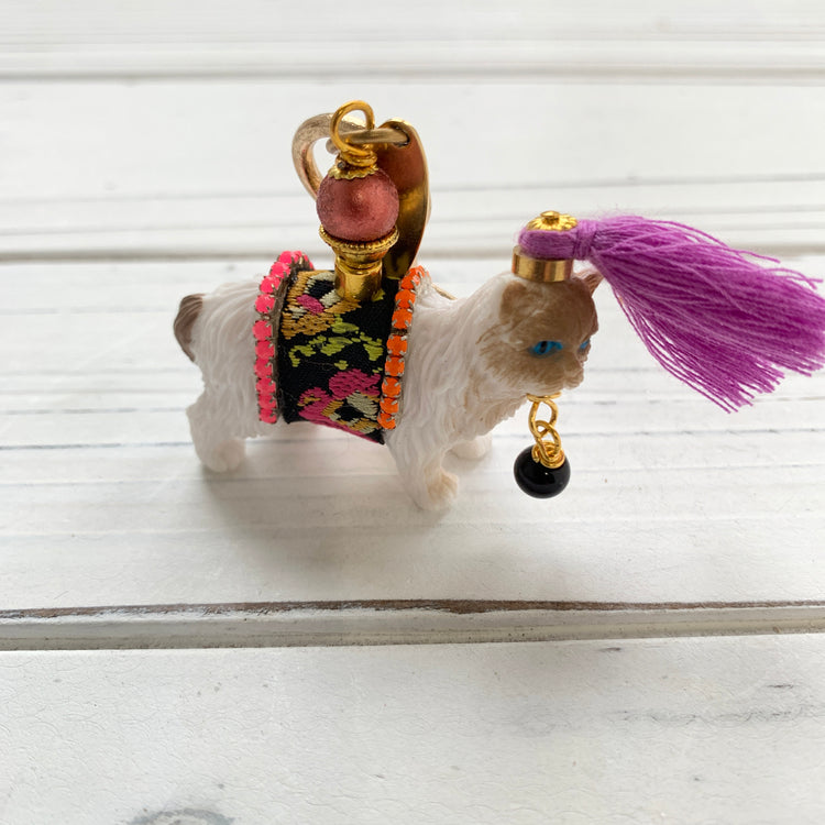 Party Cat Purse Charm