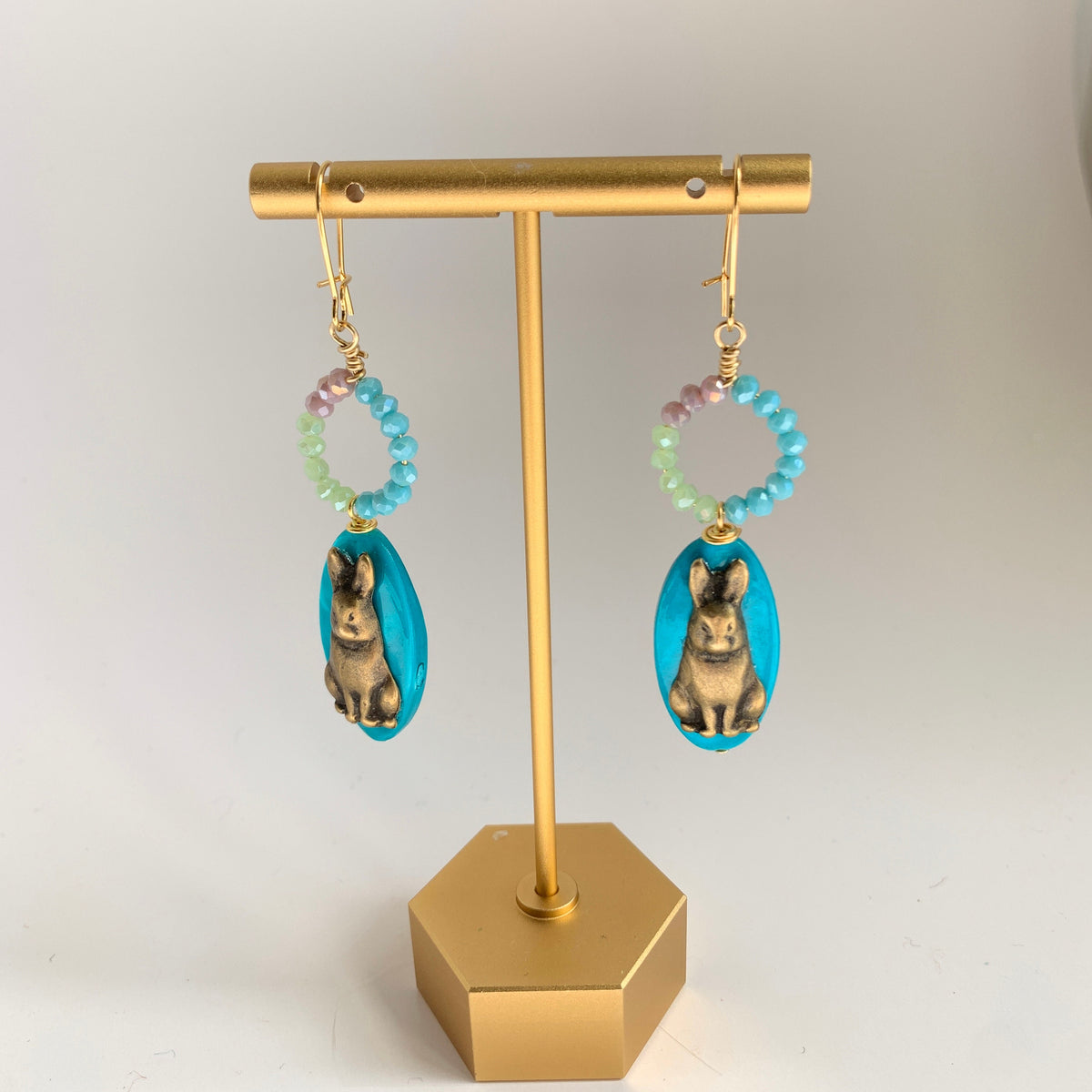 Twin Bunny Earrings
