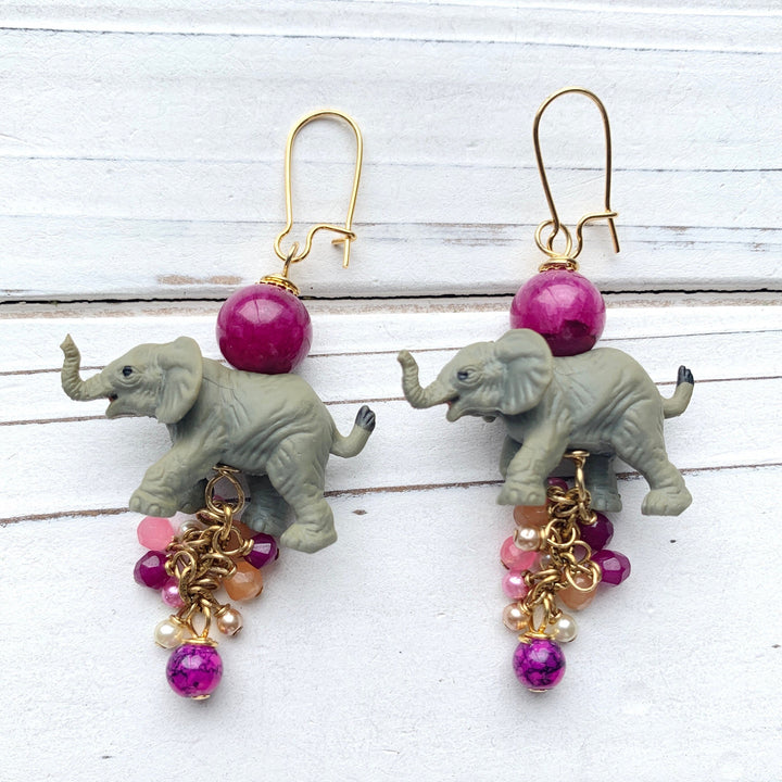 Miniature Elephant Earrings