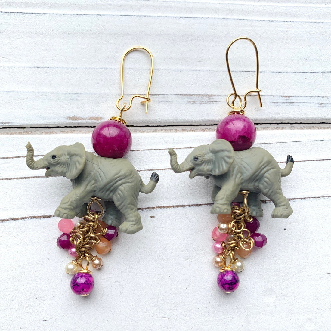 Miniature Elephant Earrings