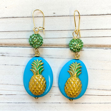 Lenora Dame Pineapple Earrings