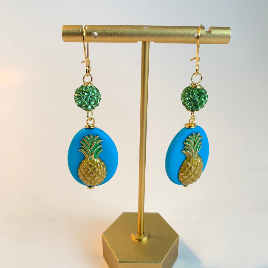 Lenora Dame Pineapple Earrings