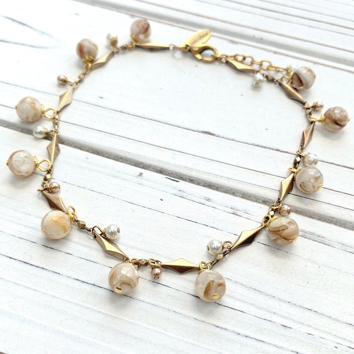 Lenora Dame Boho Beaded Anklet for Women