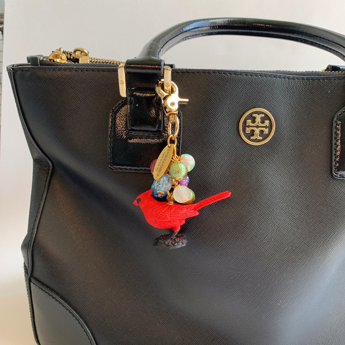 Lenora Dame Cardinal Bag Charm