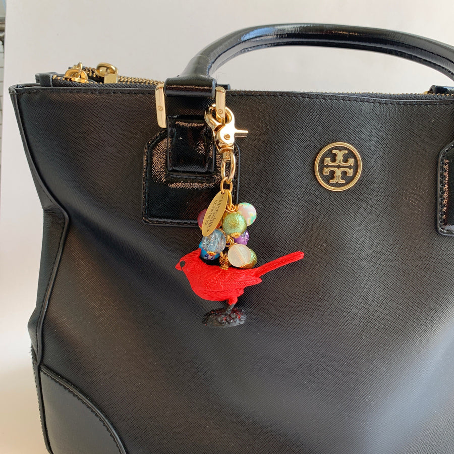 Lenora Dame Cardinal Bag Charm