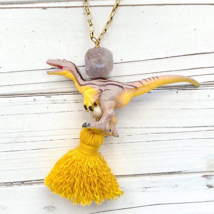 Lenora Dame Dinosaur Pendant Necklace - One-of-a-Kind