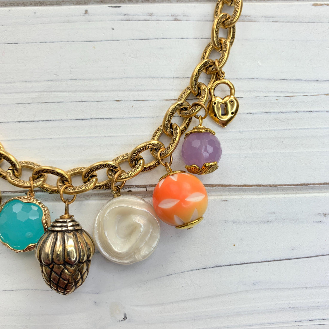 Lenora Dame Vintage Treasures Charm Necklace - One-of-a-Kind