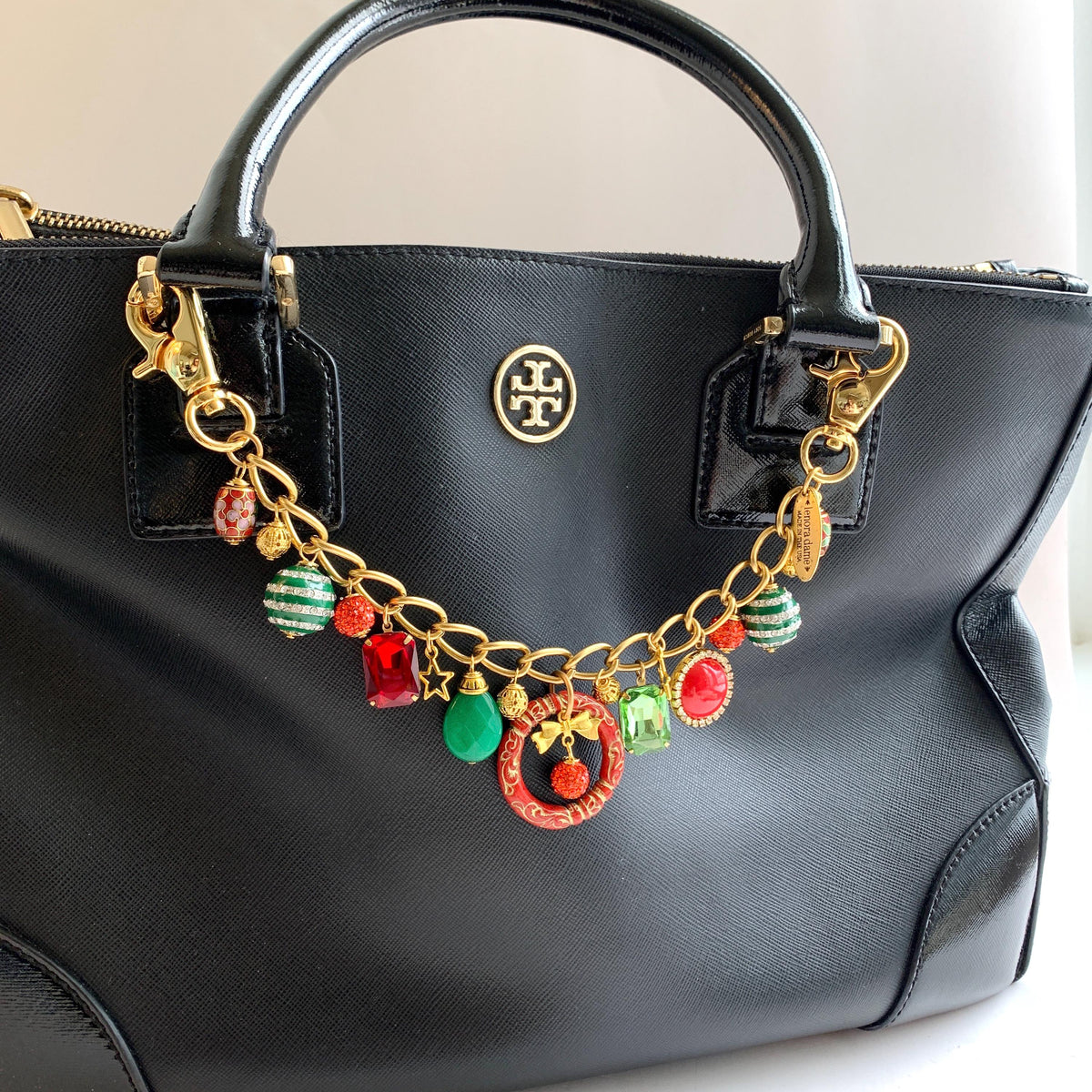 Happy Holidays Chain Bag Charm
