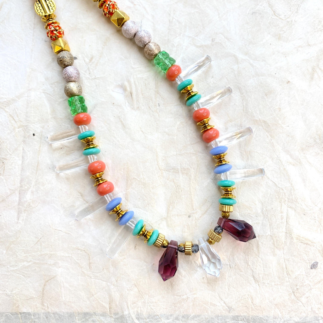 NEW Lenora Dame Long Boho Beaded Necklace - One-of-a-Kind