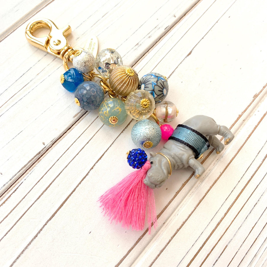 Hippo Bag Charm