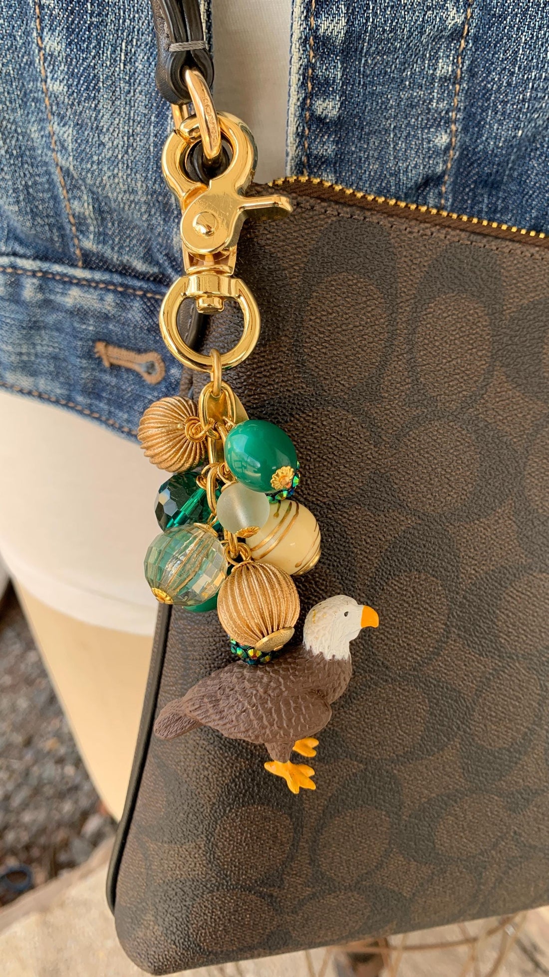 Lenora Dame Eagle Bag Charm