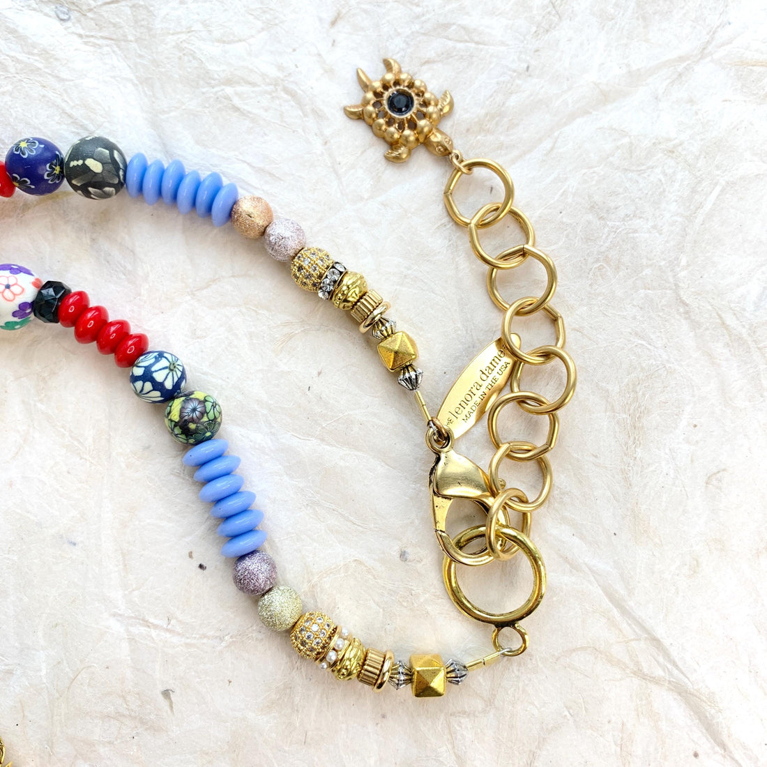 NEW Lenora Dame Long Boho Beaded Necklace - One-of-a-Kind
