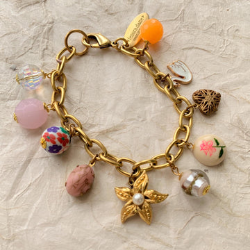 Lenora Dame Starfish Vintage Treasures Charm Bracelet - One-of-a-Kind
