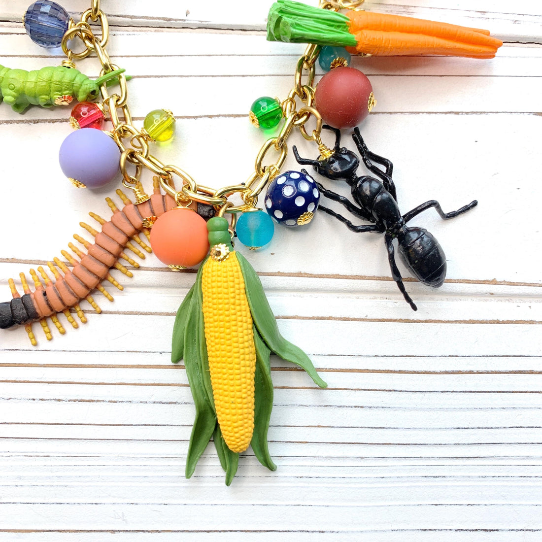 Garden Bugs Necklace