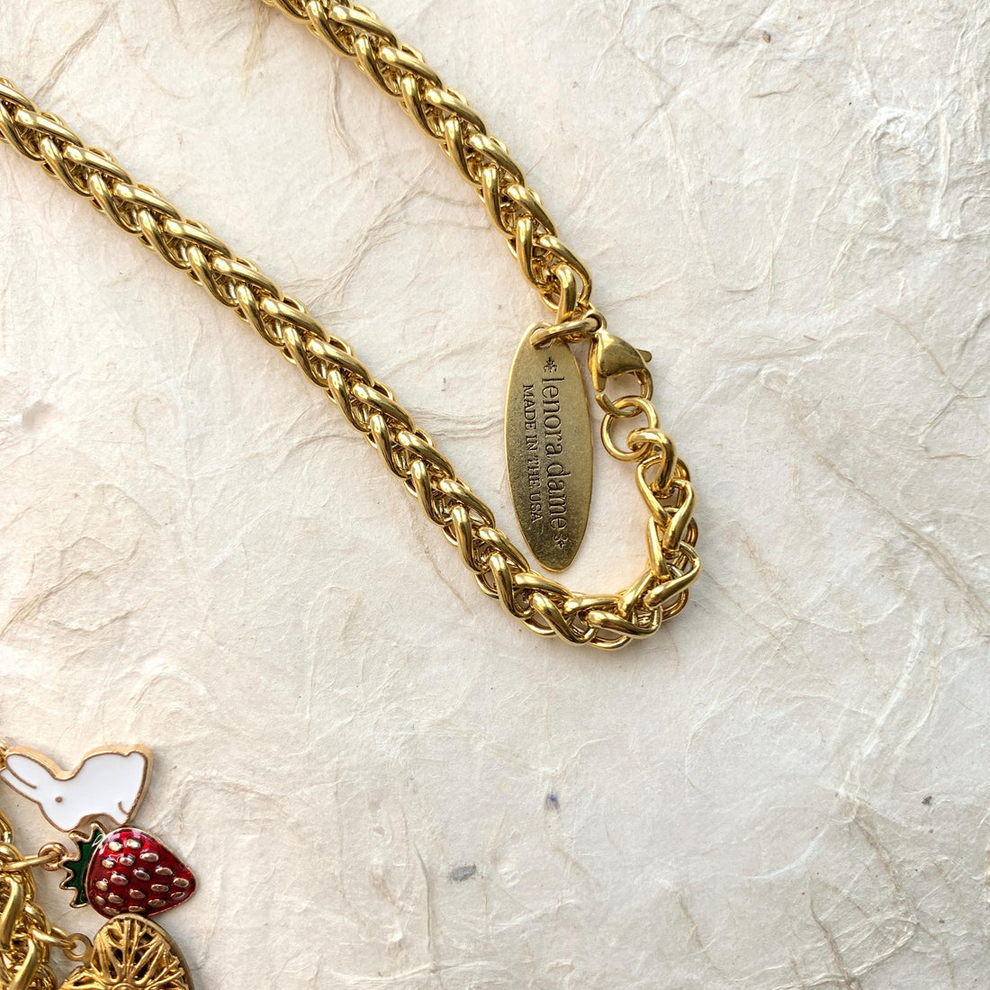Lenora Dame Itsy Bitsy Spider Charm Necklace - One-of-a-Kind