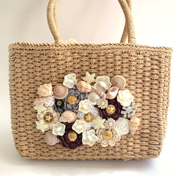 Anchor's Away Straw Bag for Summer - One-of-a-Kind