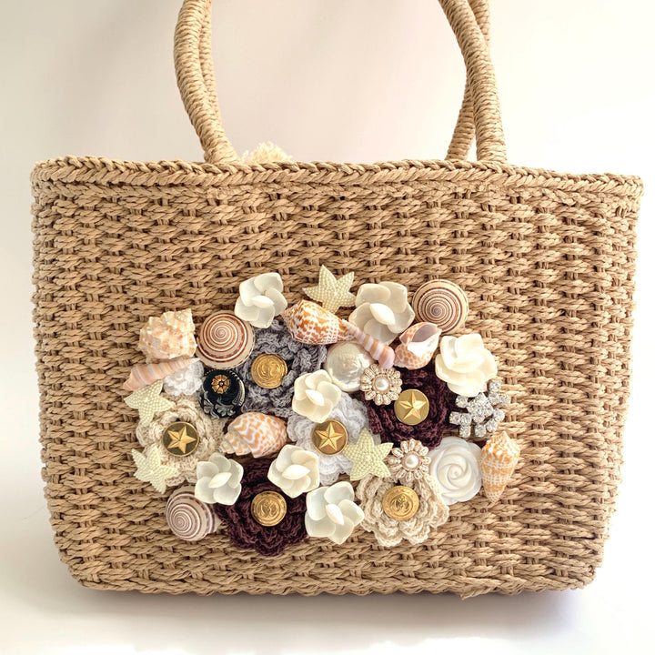 Anchor's Away Straw Bag for Summer - One-of-a-Kind