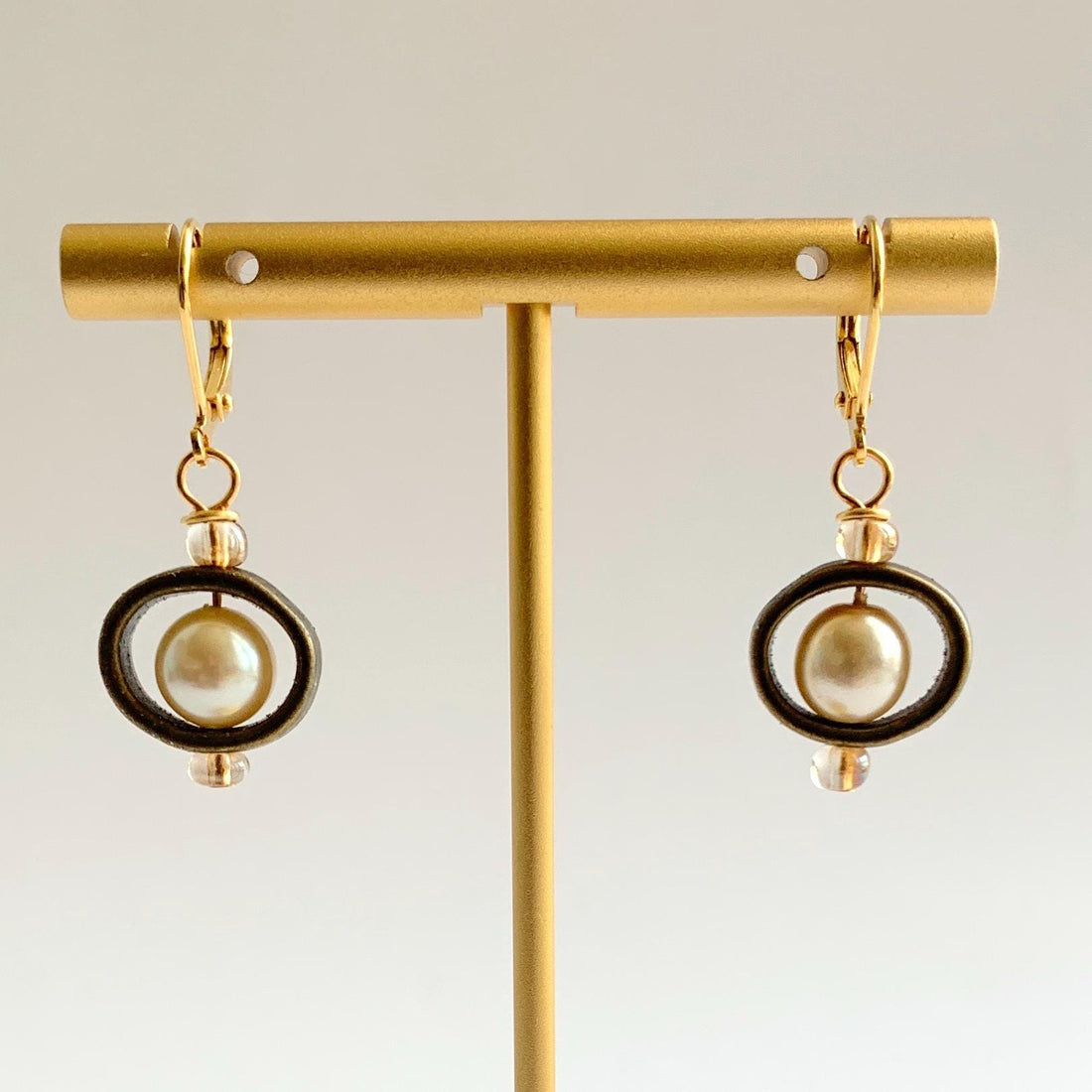 Lenora Dame Dainty Pearl Drop Earrings