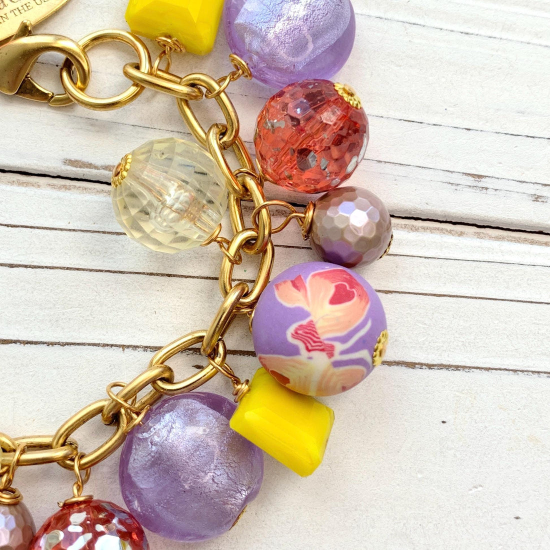 Lenora Dame Butterfly Garden Beaded Bracelet