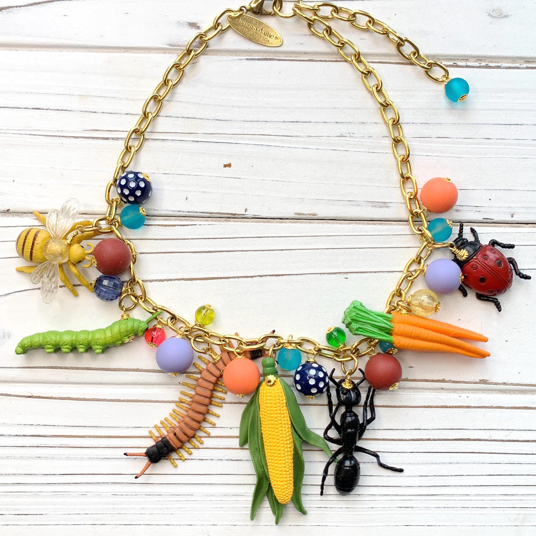 Garden Bugs Necklace