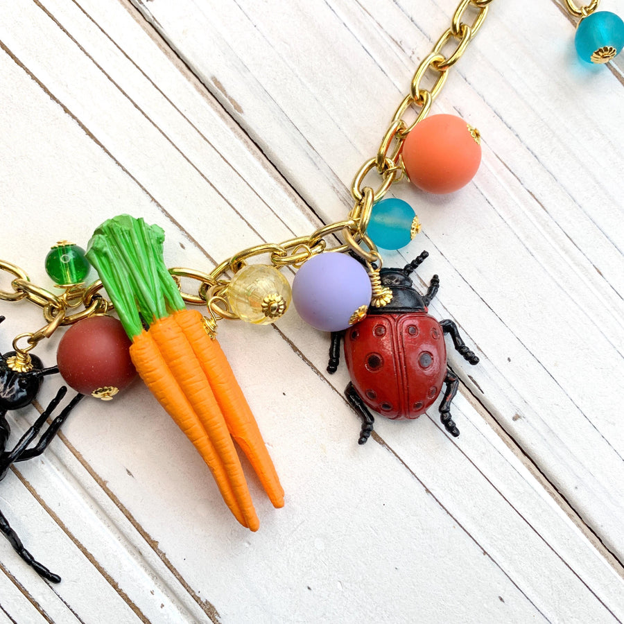 Garden Bugs Necklace