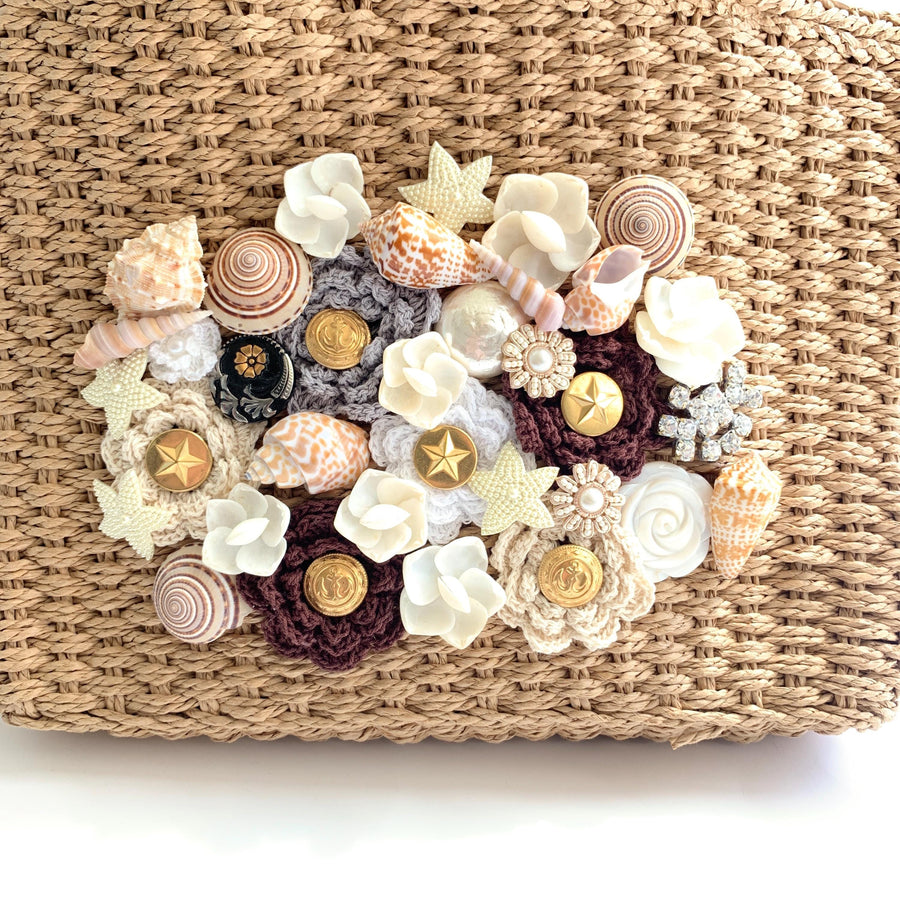 Anchor's Away Straw Bag for Summer - One-of-a-Kind