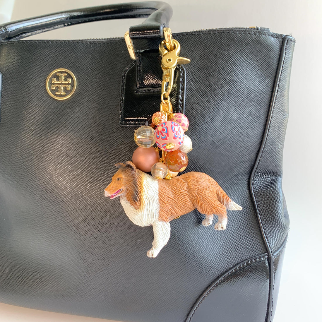 Lenora Dame Rough Collie Bag Charm