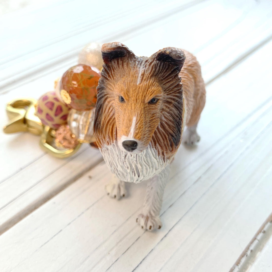 Lenora Dame Rough Collie Bag Charm