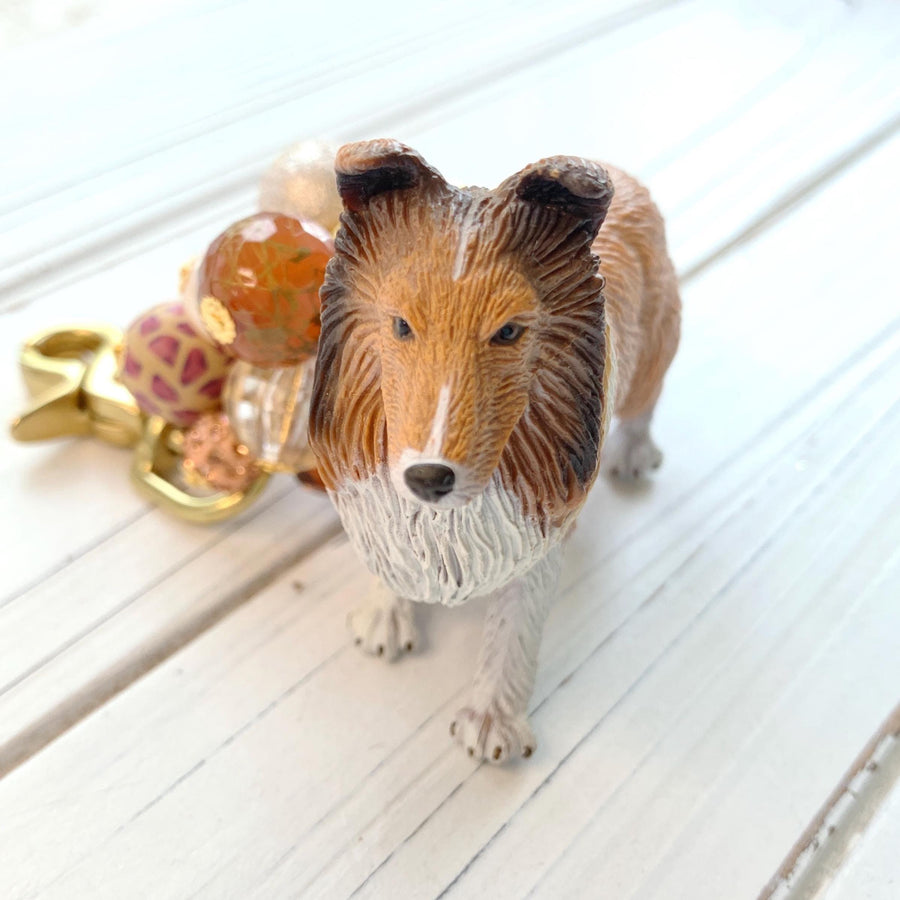 Lenora Dame Rough Collie Bag Charm