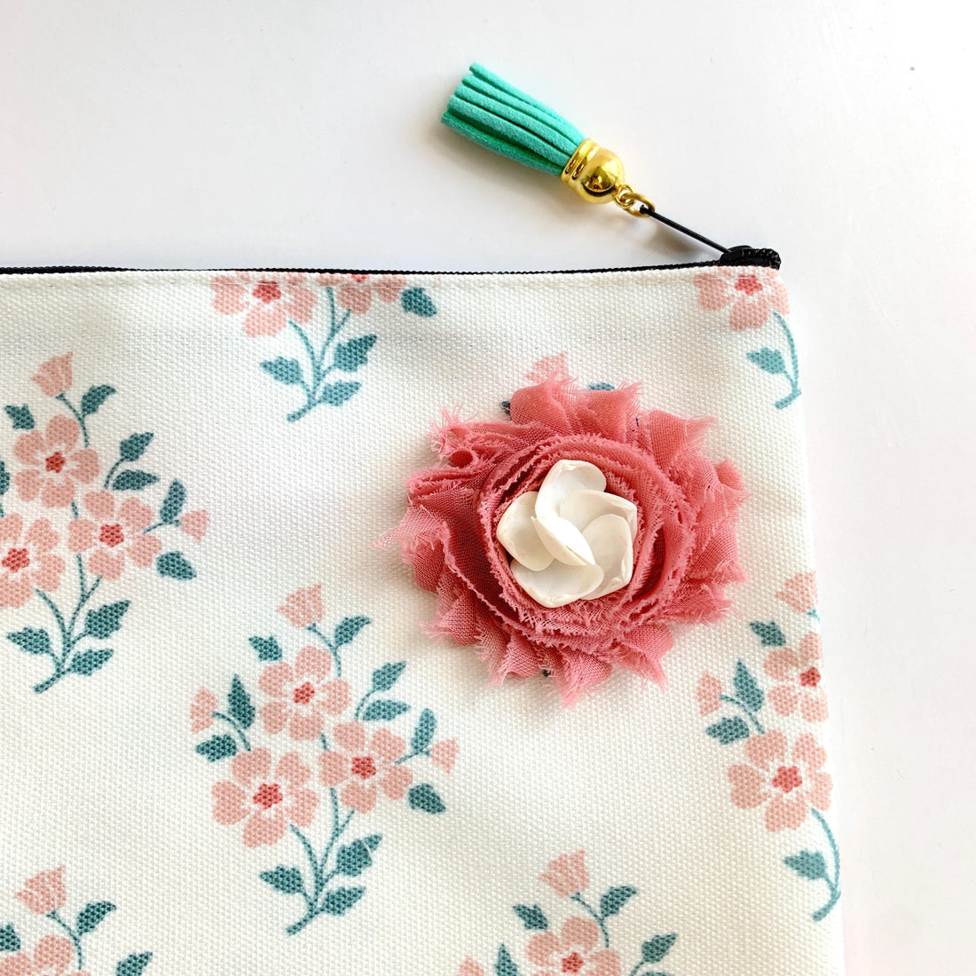 Floral Bouquet Makeup Bag