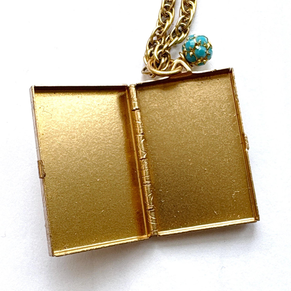Bird Book Locket Charm Necklace - Choice of 3 Color Options