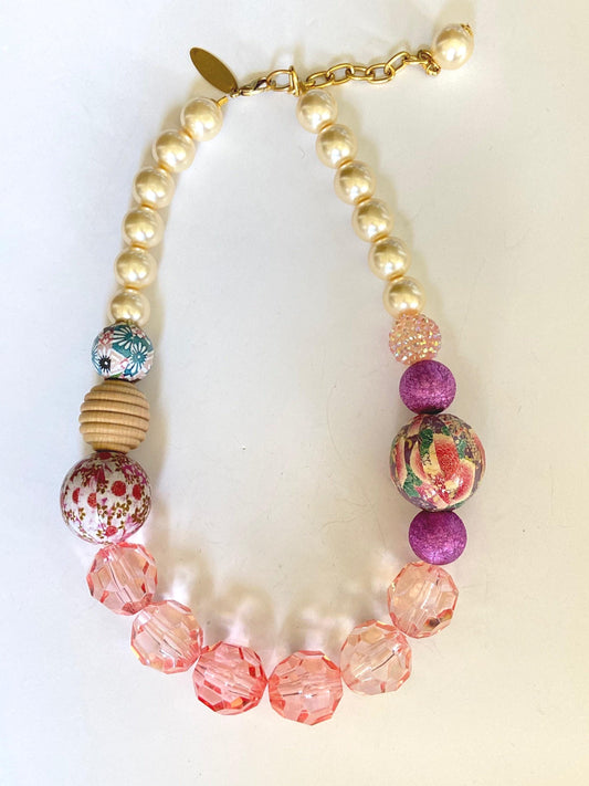 Cotton Candy Statement Necklace