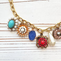 Lenora Dame Vintage Treasures Charm Necklace - One-of-a-Kind