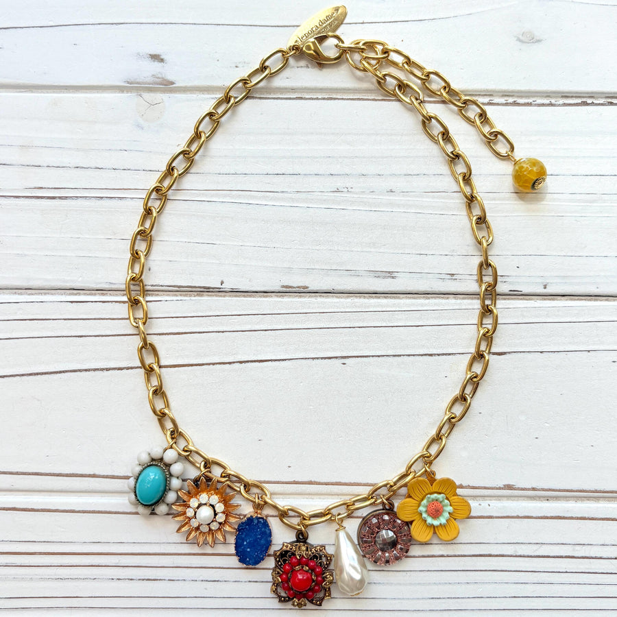 Lenora Dame Vintage Treasures Charm Necklace - One-of-a-Kind