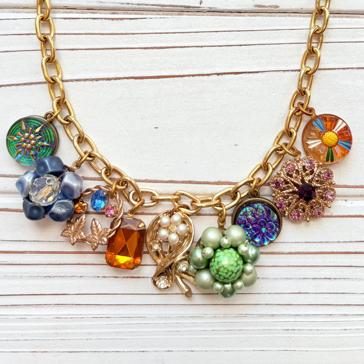 Lenora Dame Vintage Treasures Charm Necklace - One-of-a-Kind