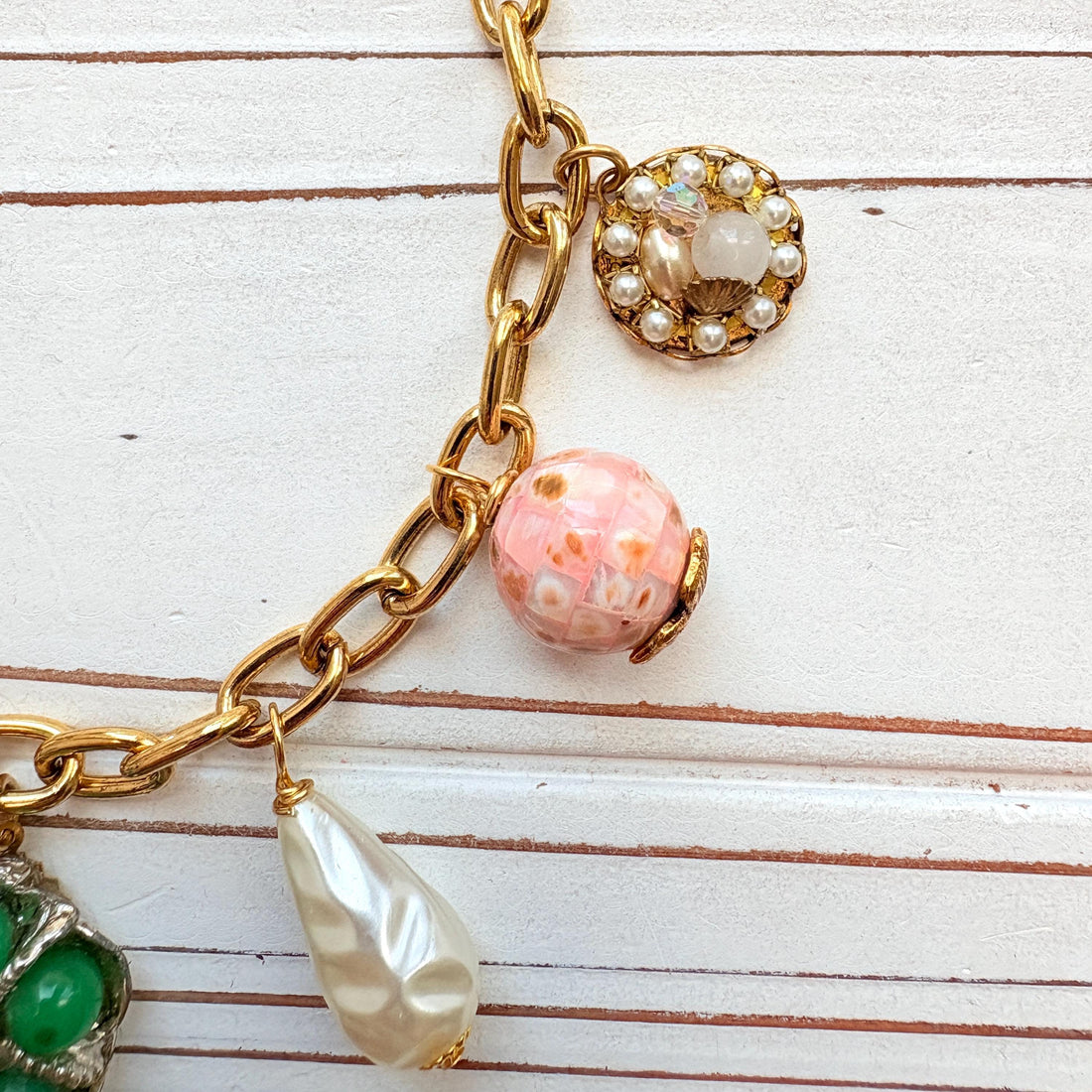 Lenora Dame Vintage Treasures Charm Necklace - One-of-a-Kind