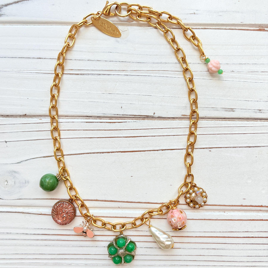 Lenora Dame Vintage Treasures Charm Necklace - One-of-a-Kind
