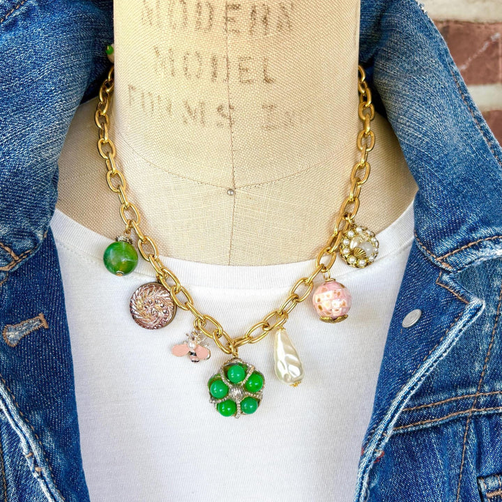 Lenora Dame Vintage Treasures Charm Necklace - One-of-a-Kind