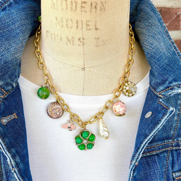 Lenora Dame Vintage Treasures Charm Necklace - One-of-a-Kind